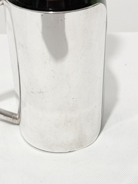 Antique Silver Plated Half Wine or Champagne Bottle Holder