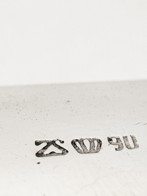 Antique Silver Plated Half Wine or Champagne Bottle Holder