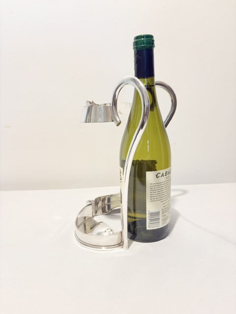 Mappin & Webb Antique Silver Plated Wine Bottle Holder