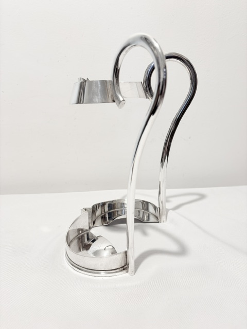 Mappin & Webb Antique Silver Plated Wine Bottle Holder