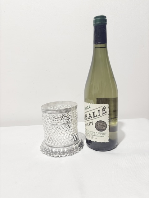 Antique Silver Plated Wine Bottle Coaster with a Boar Crest or Armorial Antique Silver Plated Wine Bottle Coaster with a Boar Crest or Armorial