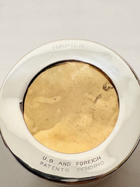 Art Deco Napier Dial a Drink Recipe Cocktail Shaker