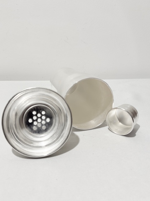 P H Vogel Antique Silver Plated Cocktail Shaker P H Vogel Antique Silver Plated Cocktail Shaker