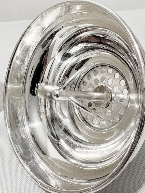 Antique Silver Plated Slightly Bulbous Body Cocktail Shaker