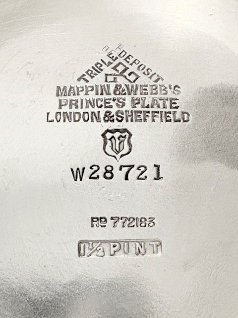 Keith Murray Designed for Mappin & Webb Silver Plated Cocktail Shaker