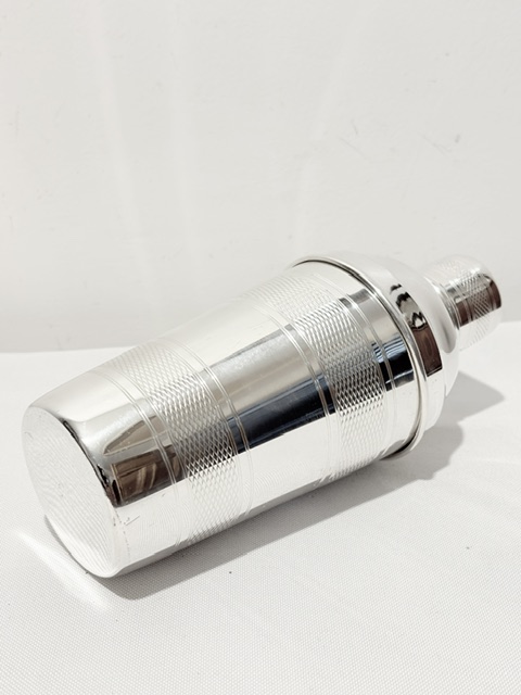 Vintage Silver Plated Three Part Cocktail Shaker