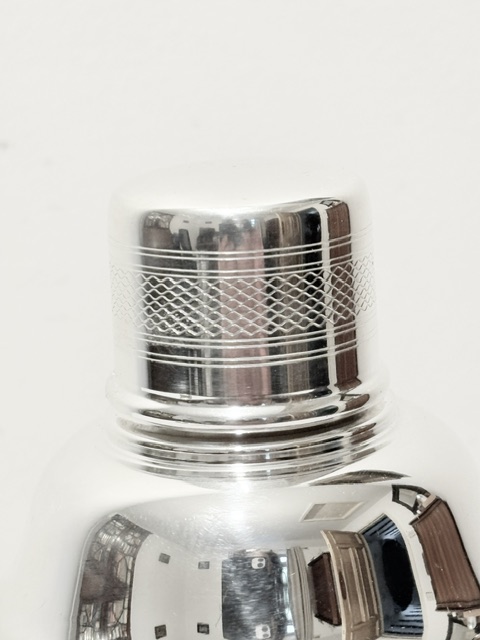 Vintage Silver Plated Three Part Cocktail Shaker