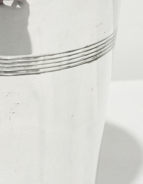 Antique Silver Plated Cocktail Shaker Simple in Design and a Good Weight