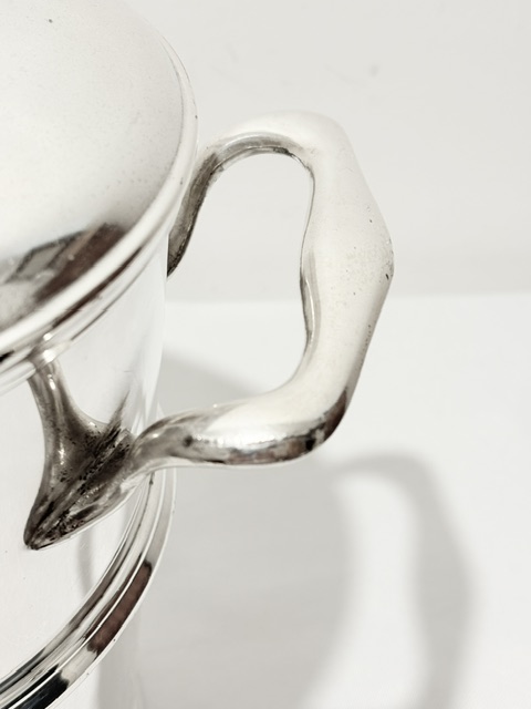Antique Silver Plated Cocktail Shaker of Mammoth Proportion