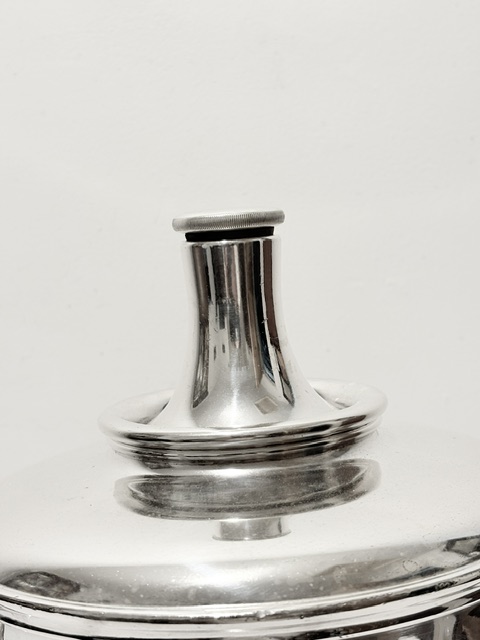 Antique Silver Plated Cocktail Shaker of Mammoth Proportion
