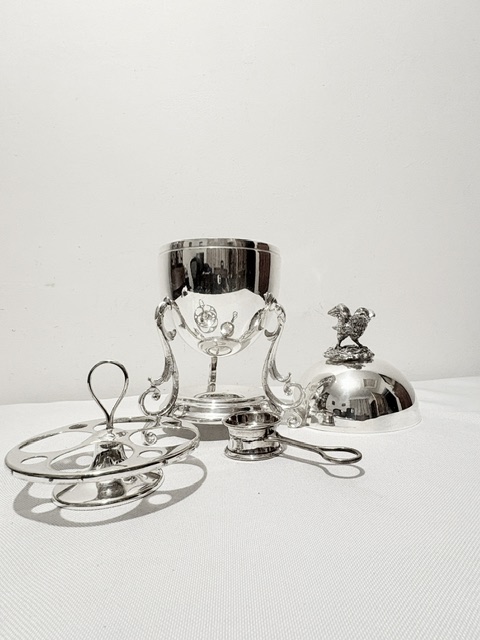 Antique WMF Silver Plated Egg Boiler or Coddler