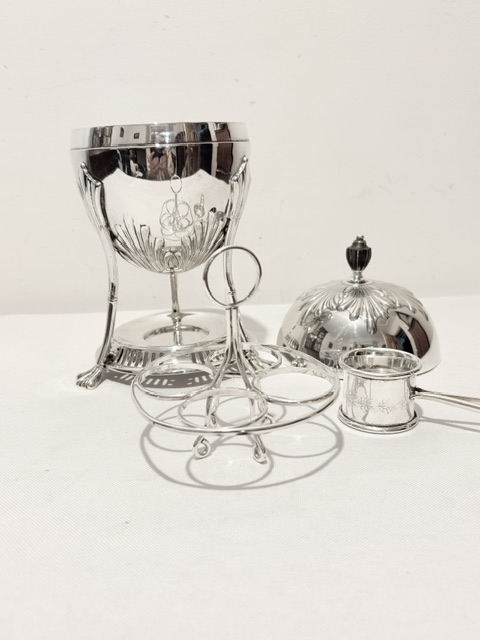 Antique Silver Plated Egg Boiler or Coddler by William Hutton & Sons