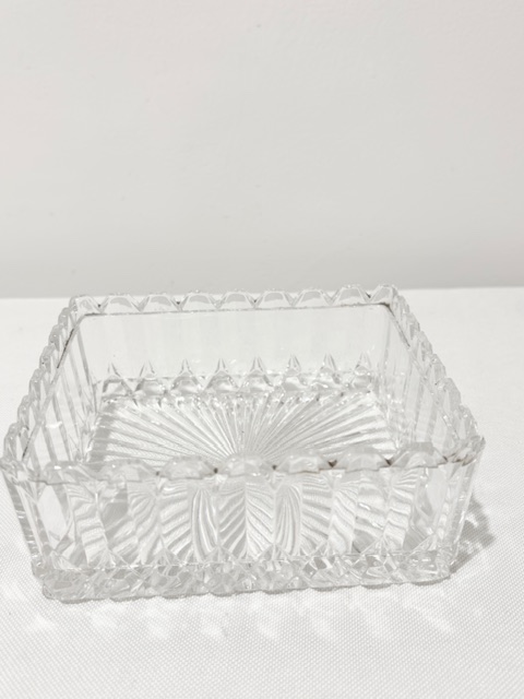 Antique Silver Plated Sardine Serving Dish with Original Glass Lining