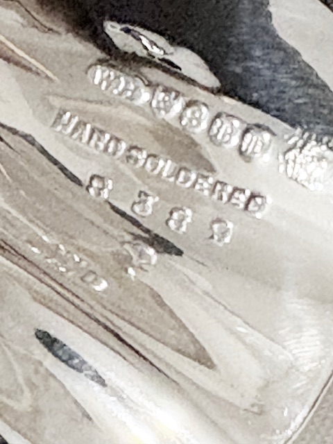 Handsome Antique Silver Plated Triple Shell Dish Handsome Antique Silver Plated Triple Shell Dish