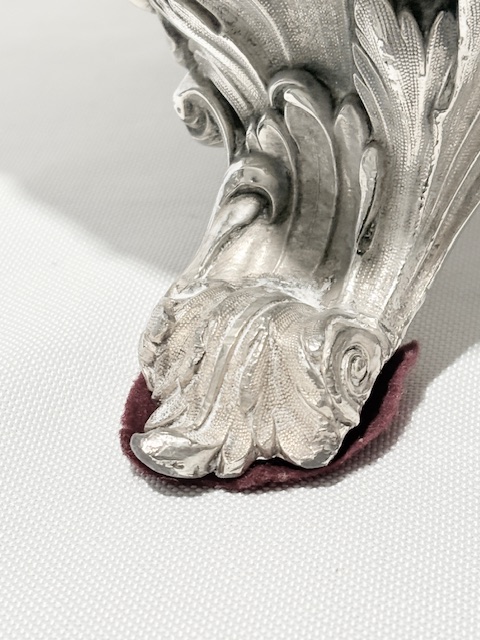 Antique Old Sheffield Plate Soup Tureen on Large Bold Legs