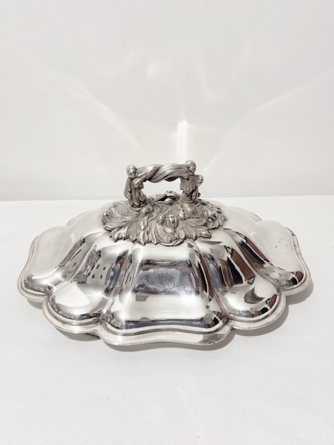 Antique Old Sheffield Plate Soup Tureen on Large Bold Legs