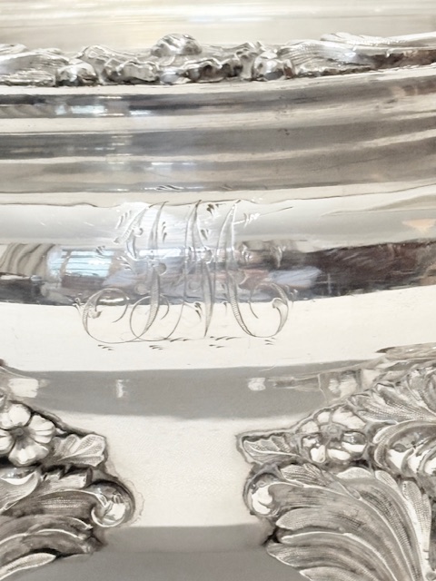 Antique Old Sheffield Plate Soup Tureen on Large Bold Legs