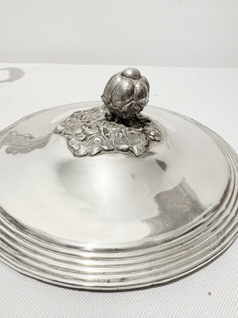 Charming Antique Silver Plated Serving Tureen Charming Antique Silver Plated Serving Tureen