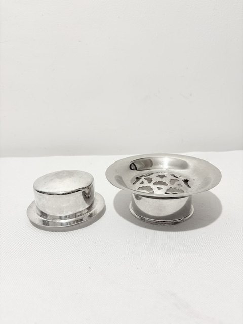 Vintage Silver Plated Butter Press