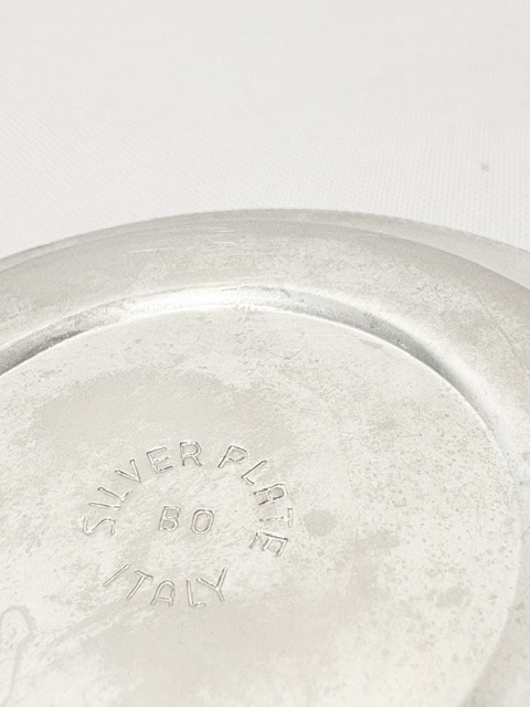 Vintage Silver Plated Butter Press