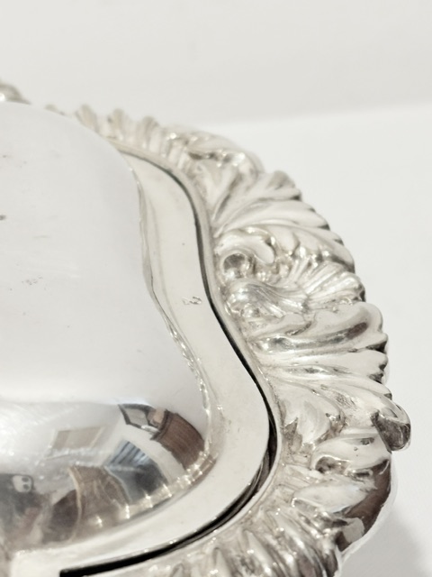Antique Silver Plated Entree Dish by Thomas Bradbury & Sons of Sheffield Antique Silver Plated Entree Dish by Thomas Bradbury & Sons of Sheffield