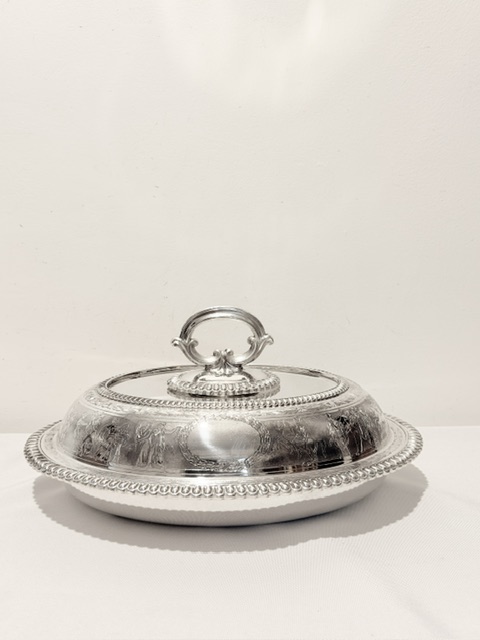 Antique Silver Plated Entree or Vegetable Dish (c.1880)