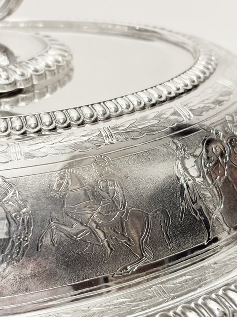 Antique Silver Plated Entree or Vegetable Dish