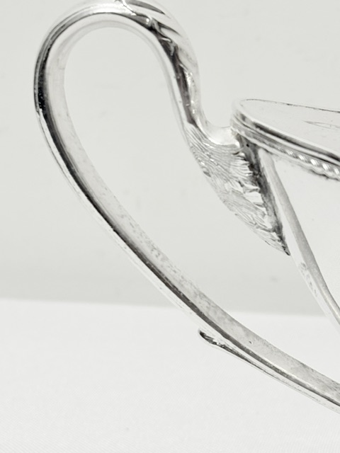 Antique Silver Plated Sauce Tureen in Adams Style