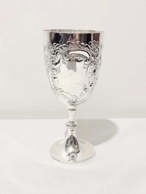 Antique Mappin & Webb Silver Plated Goblet