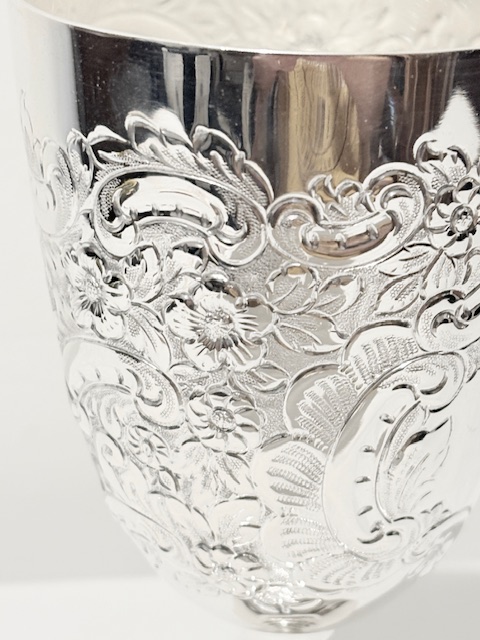 Antique Mappin & Webb Silver Plated Goblet Antique Mappin & Webb Silver Plated Goblet