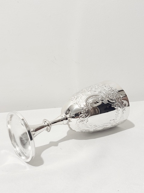 Antique Mappin & Webb Silver Plated Goblet Antique Mappin & Webb Silver Plated Goblet