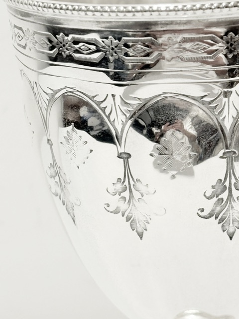 Antique Silver Plated Goblet by W W Harrison & Co