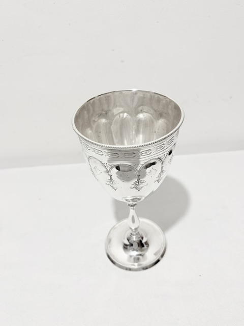 Antique Silver Plated Goblet by W W Harrison & Co