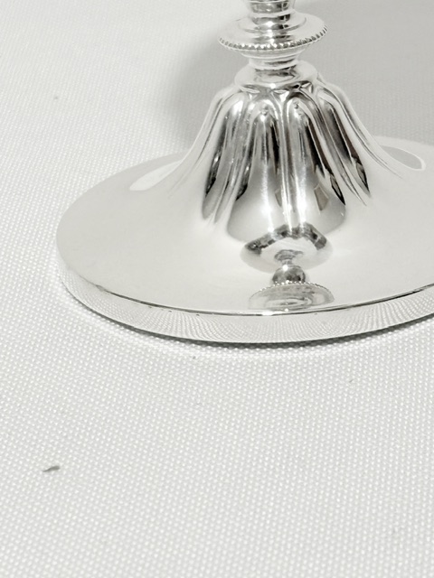 Antique Silver Plated Goblet with an Oval Bowl