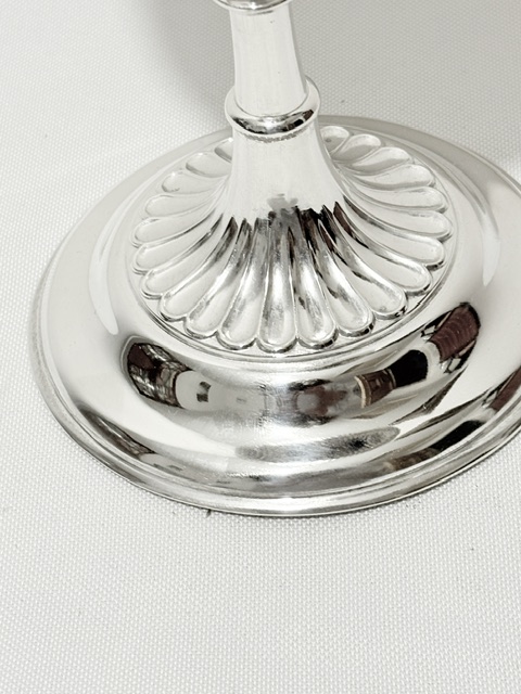 Antique Queen Anne Style Silver Plated Goblet Antique Queen Anne Style Silver Plated Goblet