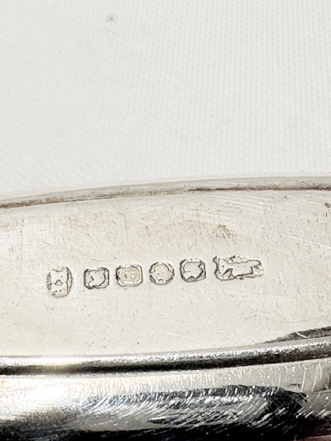 Antique Silver Plated and Crocodile Skin Bound Hip Flask