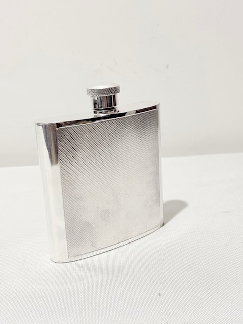 Smart vintage Square in Shape Silver Plated Hip Flask