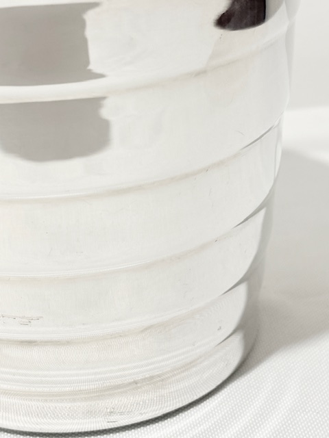 Vintage Art Deco Form Silver Plated Ice Pail Bucket