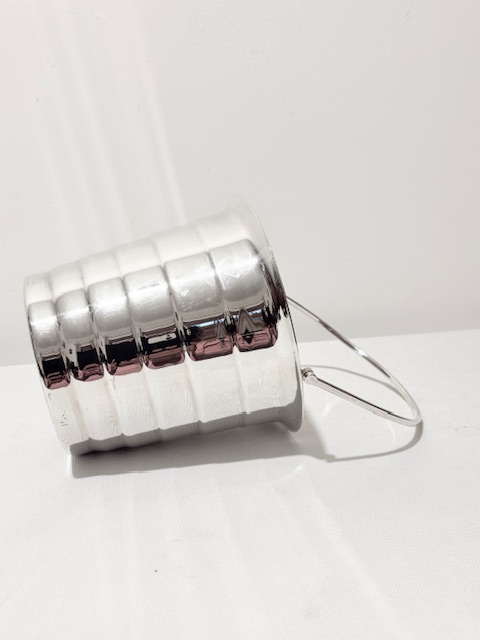 Vintage Art Deco Form Silver Plated Ice Pail Bucket