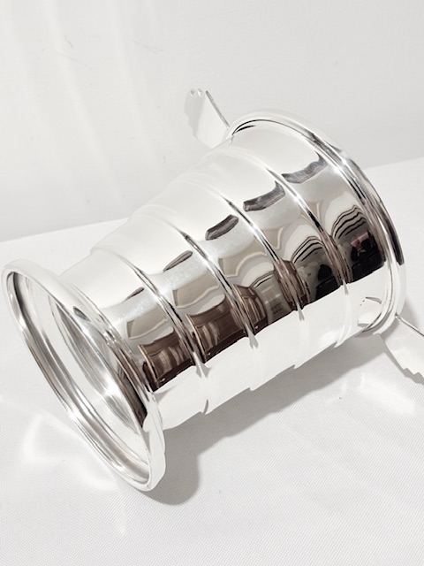 Vintage Art Deco in Design Silver Plated Ice Pail or Bucket Vintage Art Deco in Design Silver Plated Ice Pail or Bucket