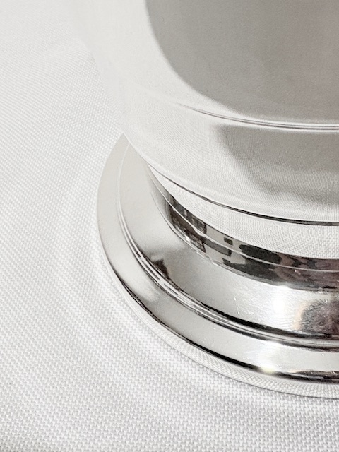 Vintage Art Deco in Design Silver Plated Ice Pail or Bucket Vintage Art Deco in Design Silver Plated Ice Pail or Bucket