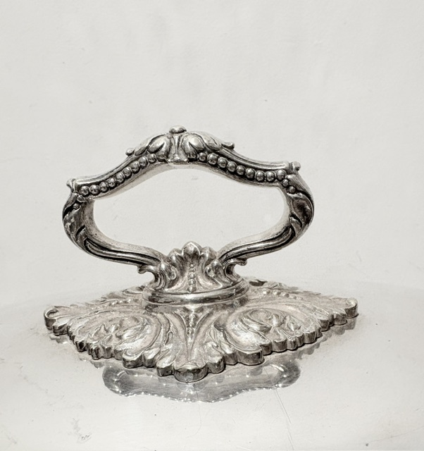 Antique Silver Plated Meat Cover or Dome with Original Meat Flat Tray