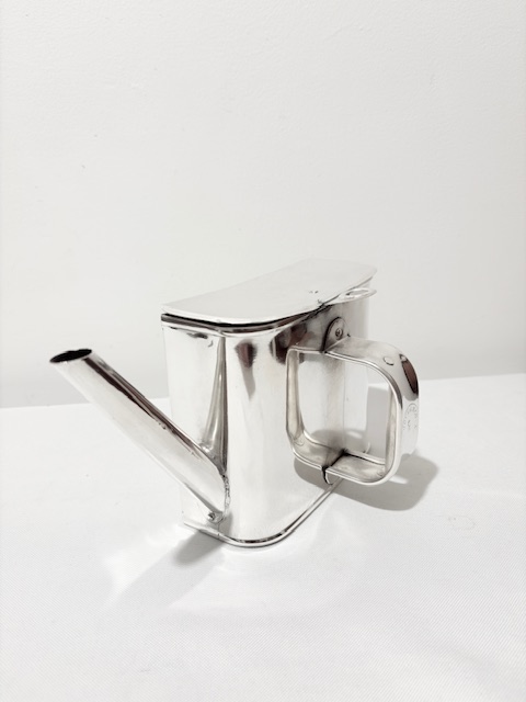 Antique Silver Plated Indoor Watering Can (c.1920)