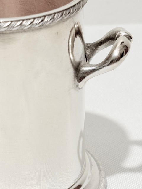 Antique Silver Plated Pen or Makeup Brush Holder