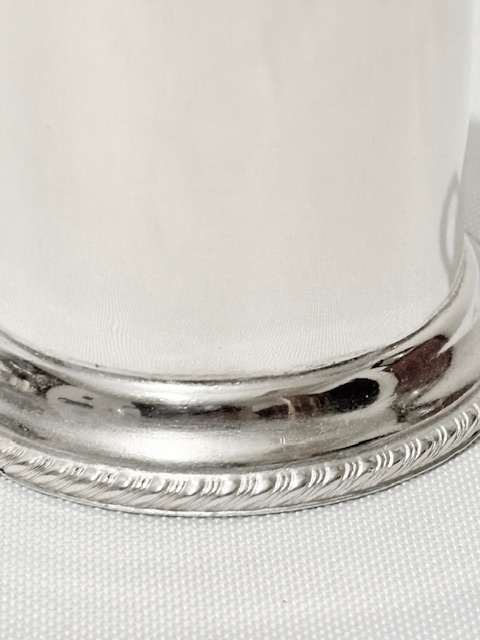 Antique Silver Plated Pen or Makeup Brush Holder