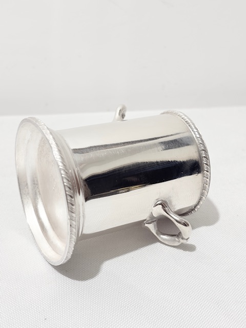 Antique Silver Plated Pen or Makeup Brush Holder