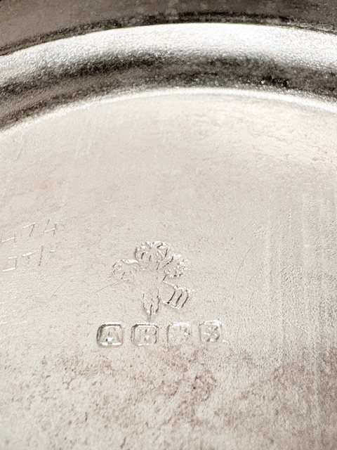 Antique Silver Plated Pen or Makeup Brush Holder