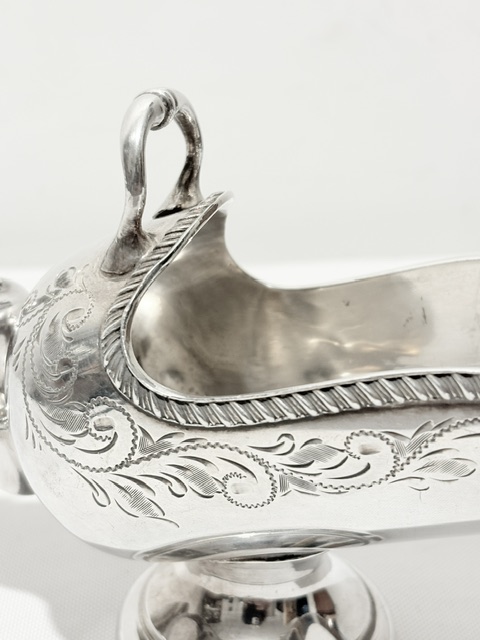 Novelty Antique Silver Plated Sugar Scuttle Modelled as a Coal Scuttle