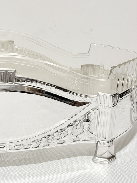 Antique Silver Plated WMF Art Nouveau Jardiniere Antique Silver Plated WMF Art Nouveau Jardiniere