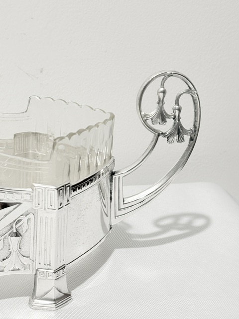 Antique Silver Plated WMF Art Nouveau Jardiniere Antique Silver Plated WMF Art Nouveau Jardiniere